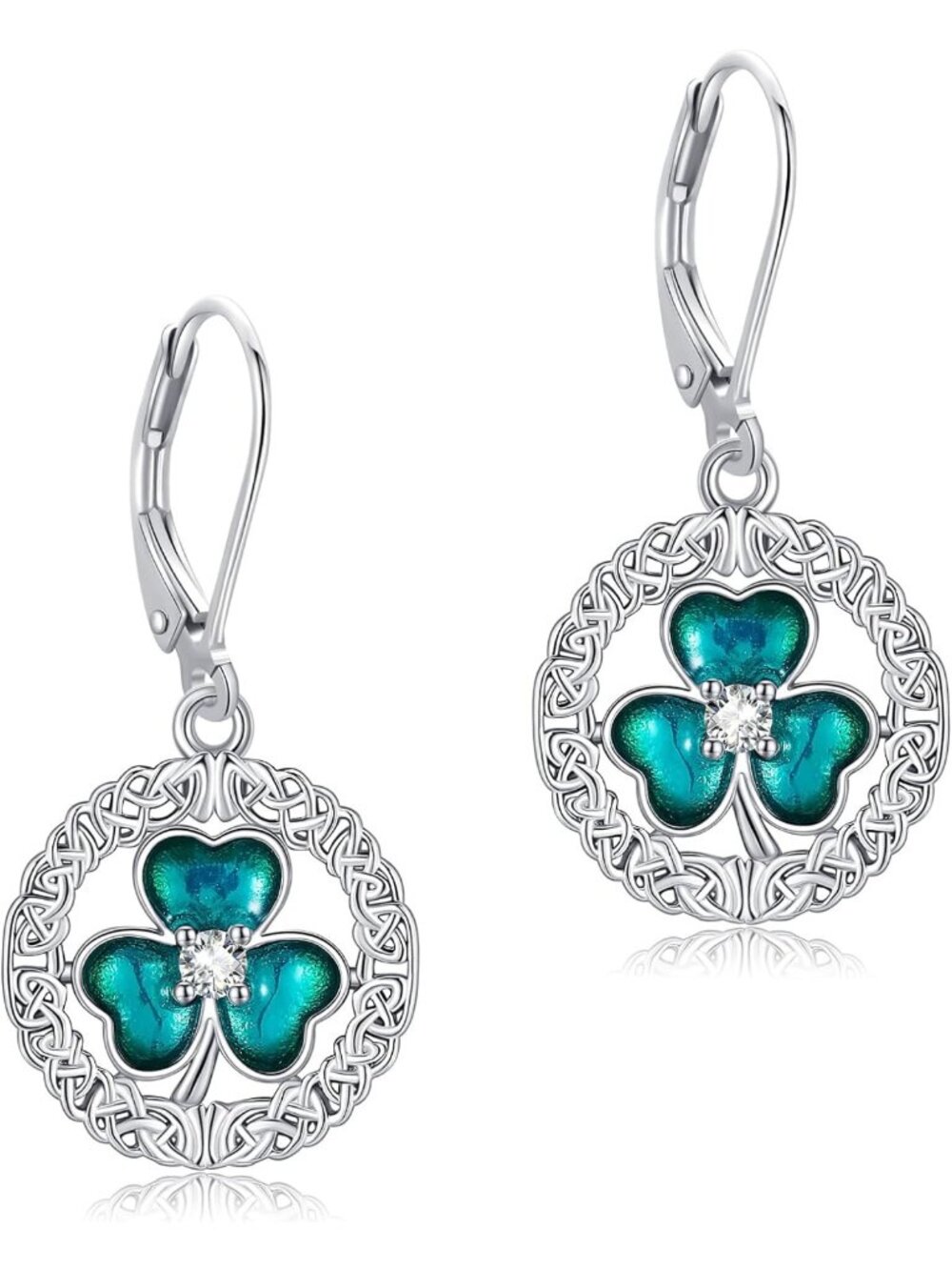 Sterling Silver Flower Dangle Earrings - Plant-Inspired Jewelry for Women, Gifts
